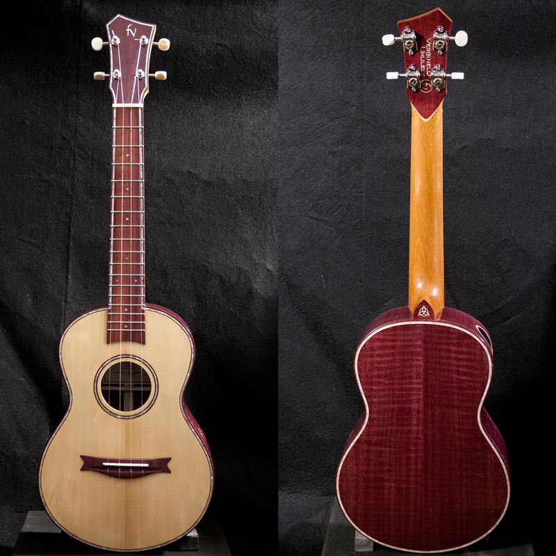 Verginelli Ukulele Tenore Red